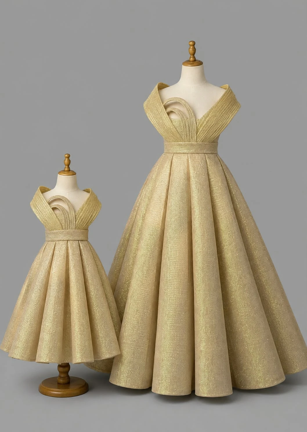 Golden Élan — Couture Family Gown Collection